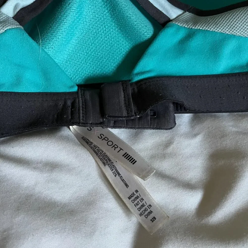Vintage Y2K Bright Blue VSX Sports Bra from Victoria's Secret